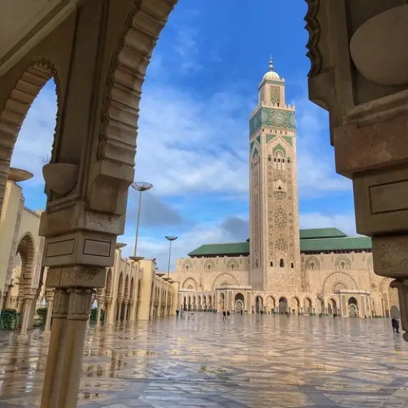 The Hassan II mosque, Casablanca