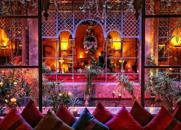 Colourful decor of Jad Mahal, Marrakech