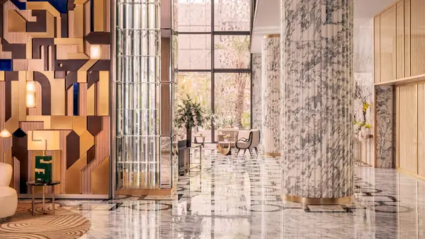 Lobby of the Royal Mansour, Casablanca