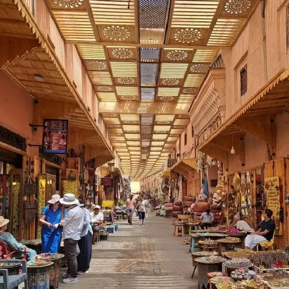The souks of the medina, Marrakech