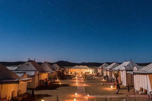 A night in a bivouac, Merzouga & Erfoud