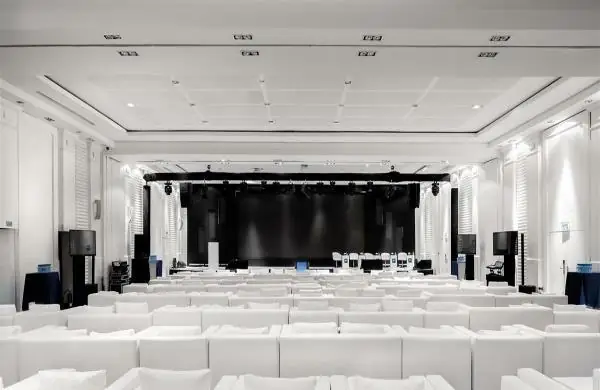 Reception area of a partner hotel, Casablanca