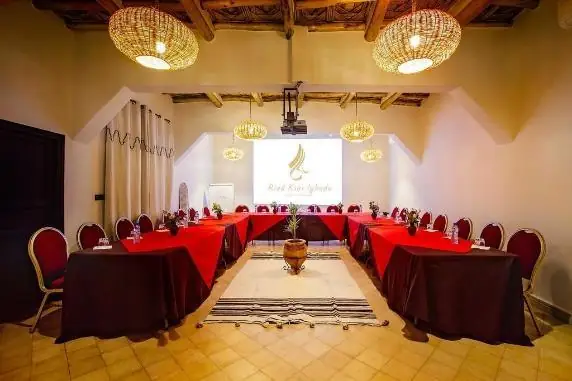 Reception area of a partner hotel, Ouarzazate