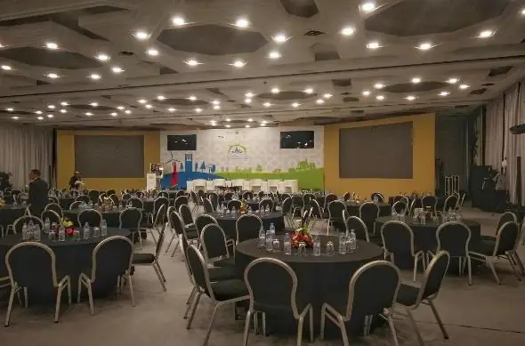 Reception area of a partner hotel, Rabat