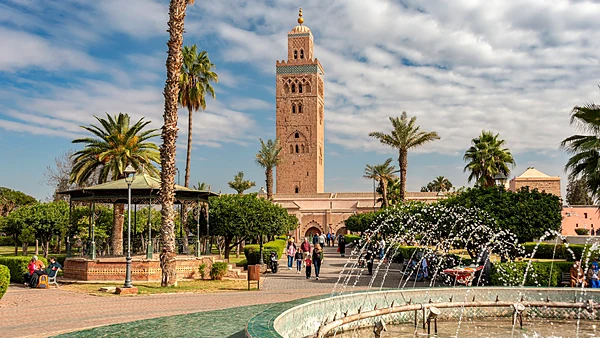 Koutoubia minaret and gardens, Marrakech