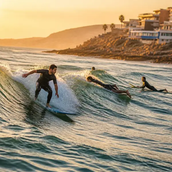 The surf spots, Taghazout